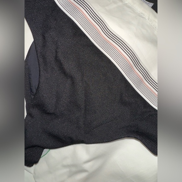 NWOT women’s dolce vita black ribbed elastic band waist bikini bottom S beach - Picture 2 of 8